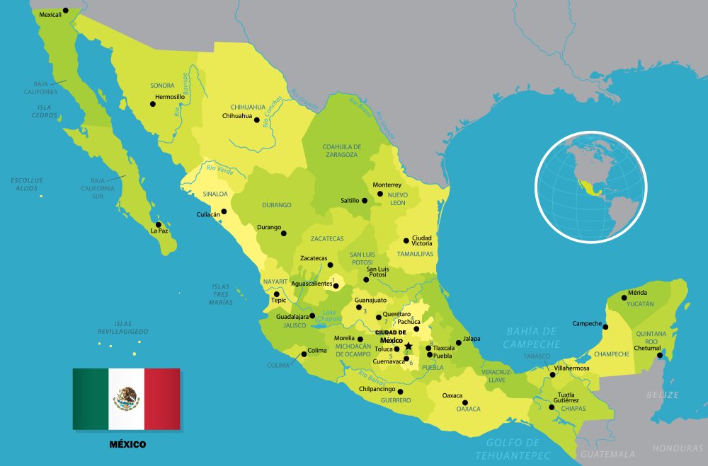 ¿Cuáles son los 5 estados más importantes de México?