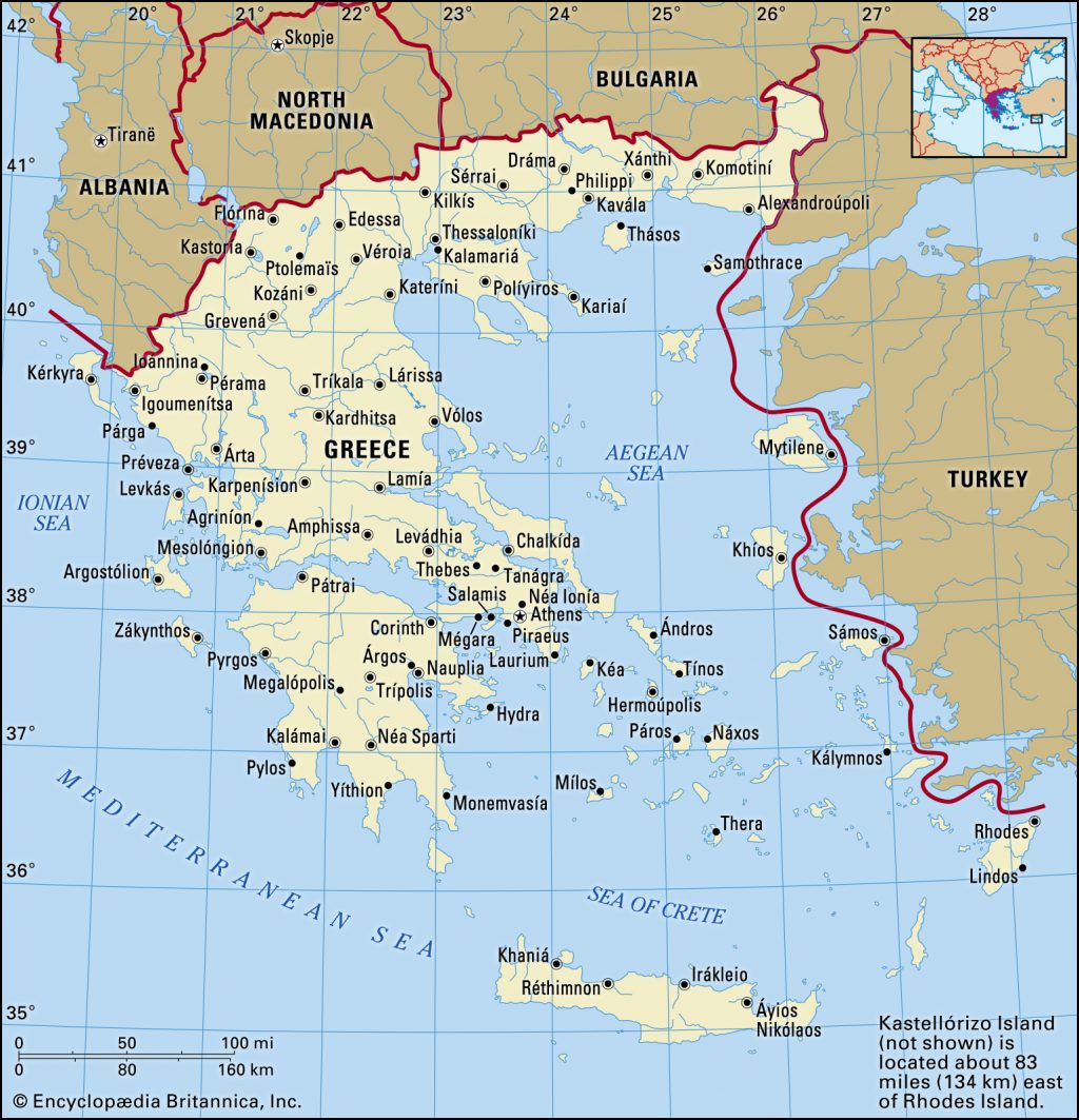 Mapa Estados De Grecia | Images and Photos finder