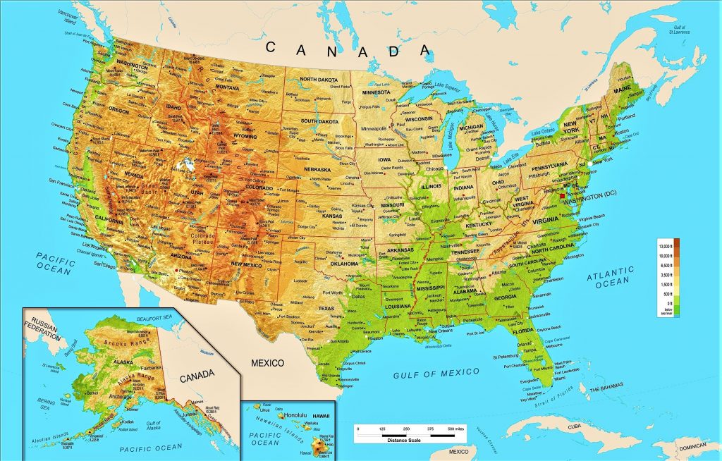 Mapa Politico De Estados Unidos Con Nombres Archivo Imagenes Images ...